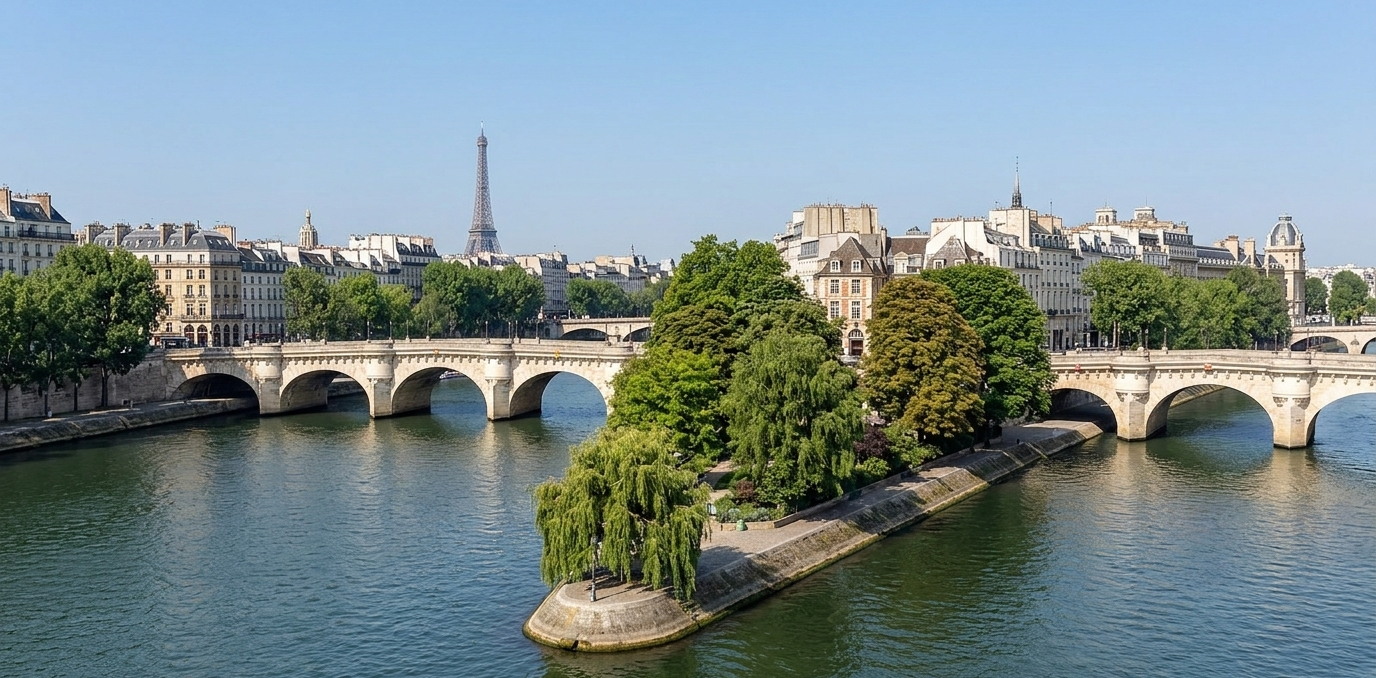 สวนสแควร์ ดู แวร์ กาลอง (Square du Vert-Galant)</h3>