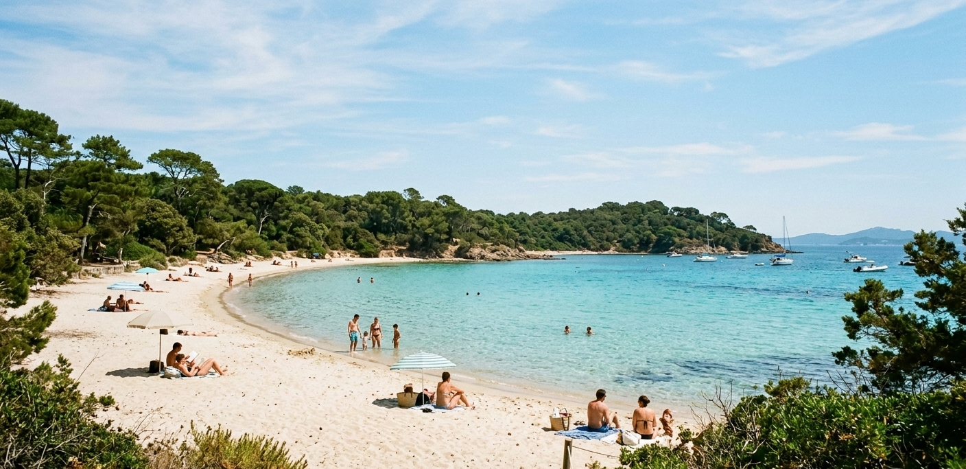 Plage de Notre-Dame – Porquerolles Island, Hyères, France