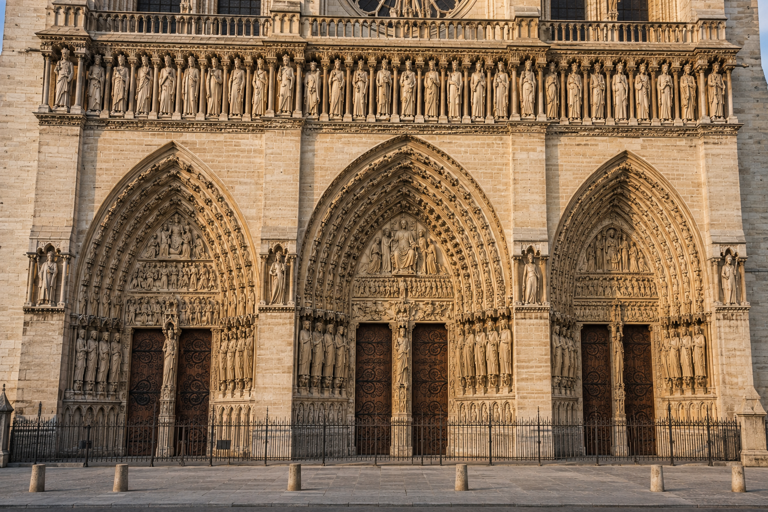 Portal Sculptures - Notre-Dame Cathedral