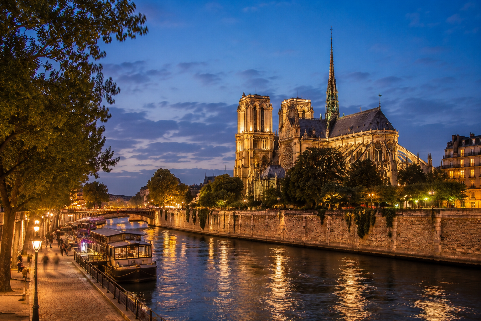 Seine - Notre-Dame Cathedral