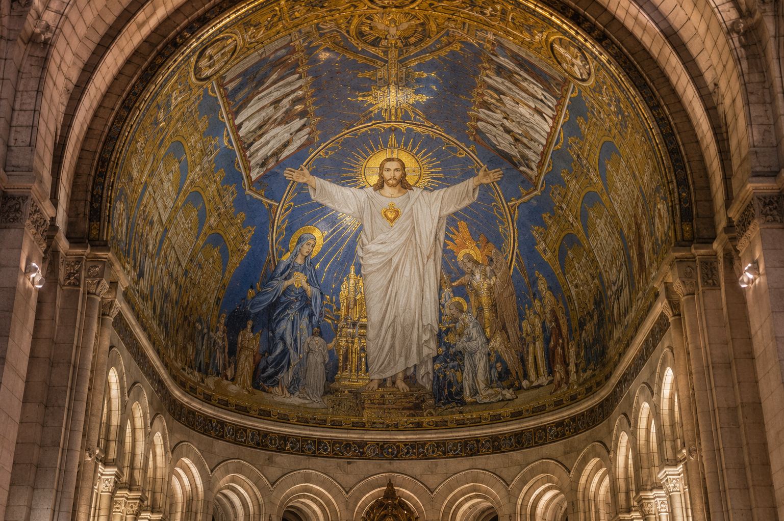 ภาพโมเสก Christ in Majesty