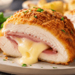 กอร์ดองเบลอไก่ (Chicken Cordon Bleu)