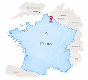 Lille_France_Map